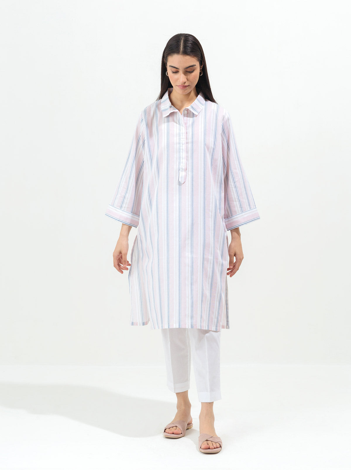 Beechtree - BASIC YARN DYED SHIRT (PRET)