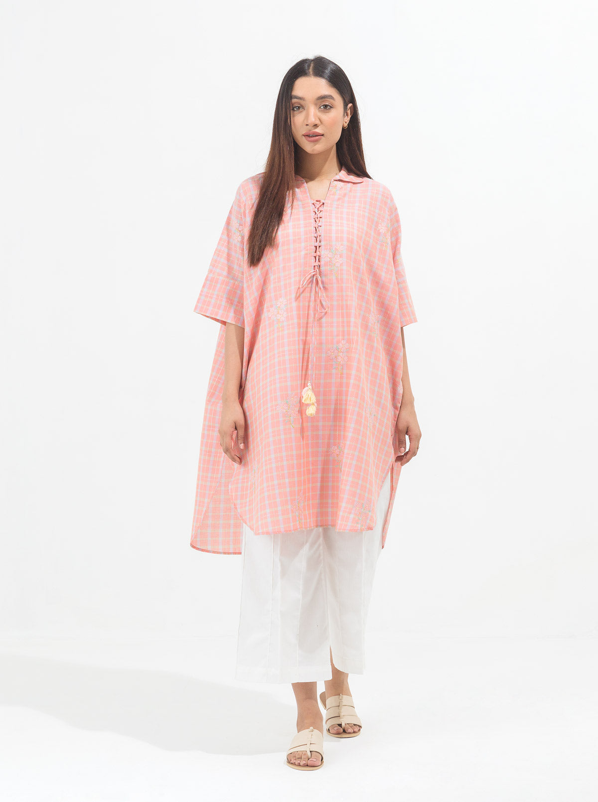 Beechtree - EMBROIDERED YARN DYED SHIRT (PRET)