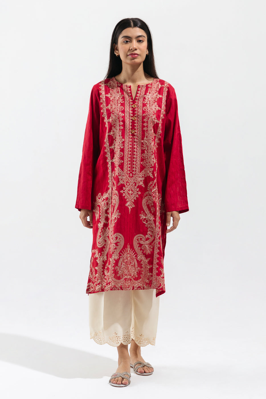 Beechtree - EMBROIDERED TEXTURED SHIRT (LUXURY PRET)