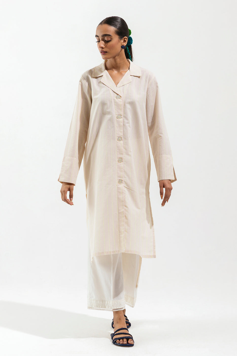 Beechtree - BASIC YARN DYED SHIRT (PRET)