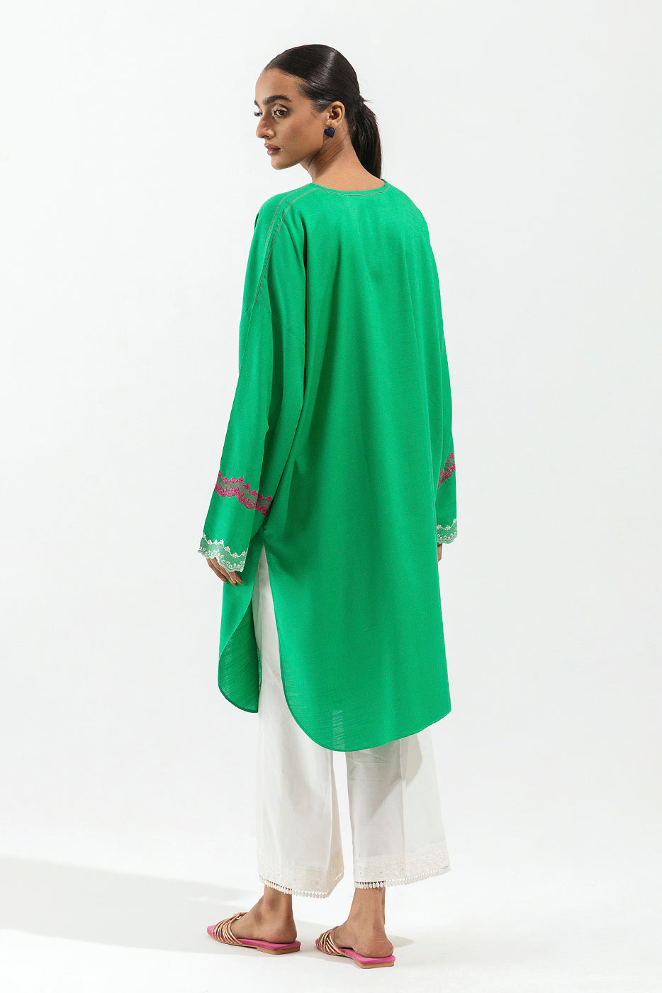 Beechtree - EMBROIDERED VISCOSE SHIRT (PRET)