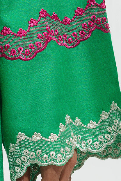 Beechtree - EMBROIDERED VISCOSE SHIRT (PRET)