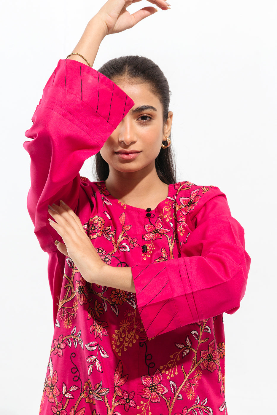 Beechtree - EMBROIDERED LAWN SHIRT (PRET)