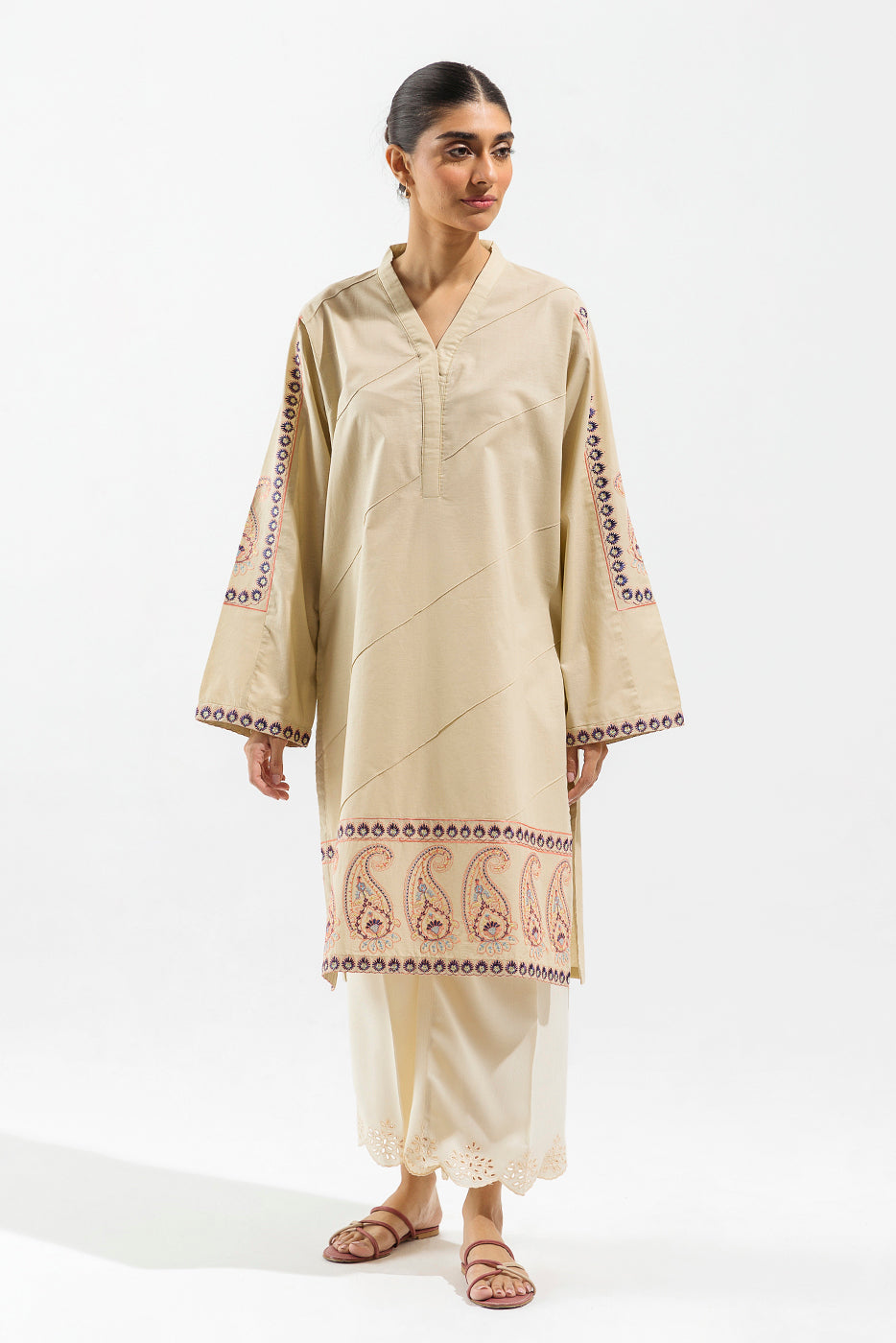 Beechtree - EMBROIDERED LAWN SHIRT (PRET)