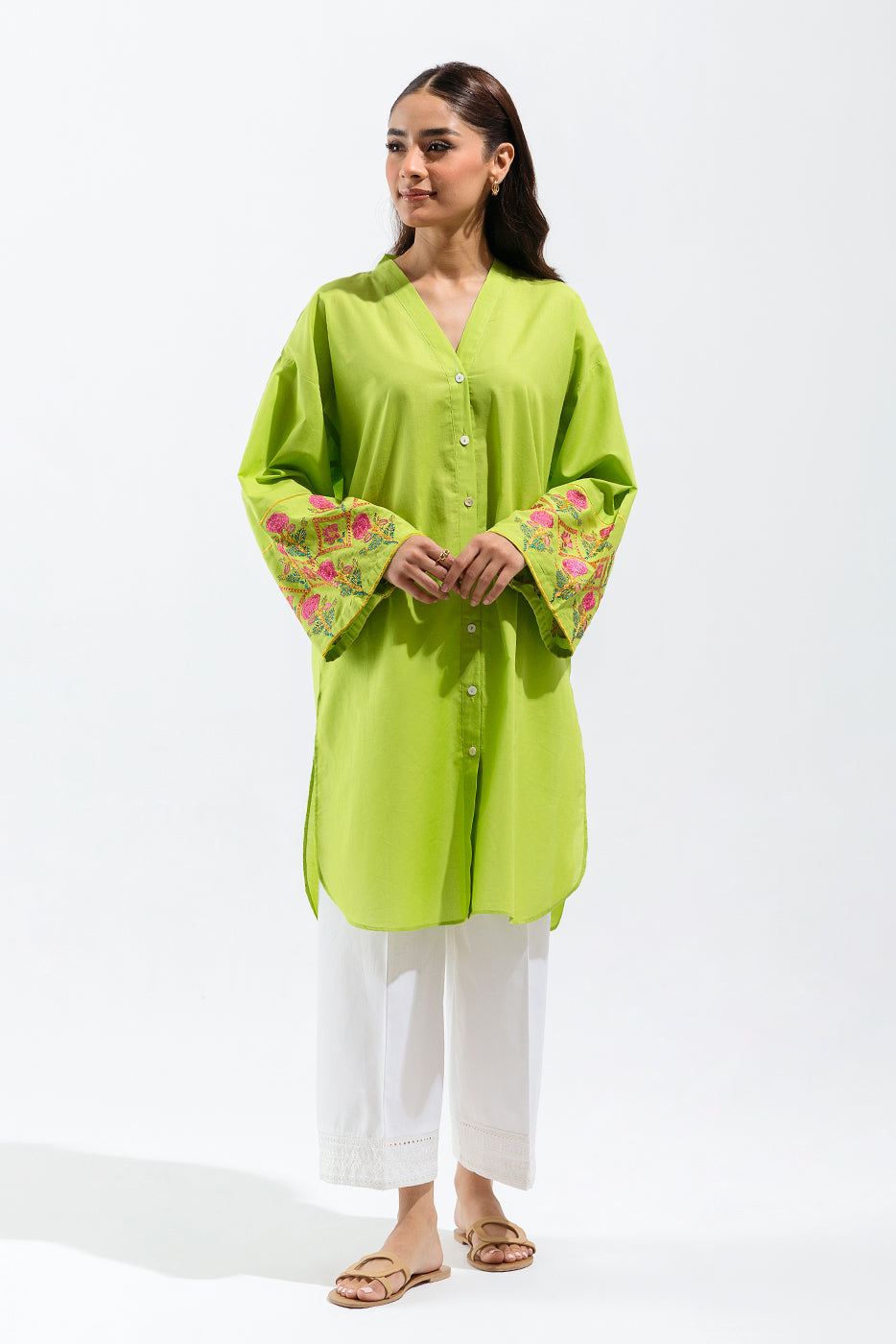 Beechtree - EMBROIDERED LAWN SHIRT (PRET)