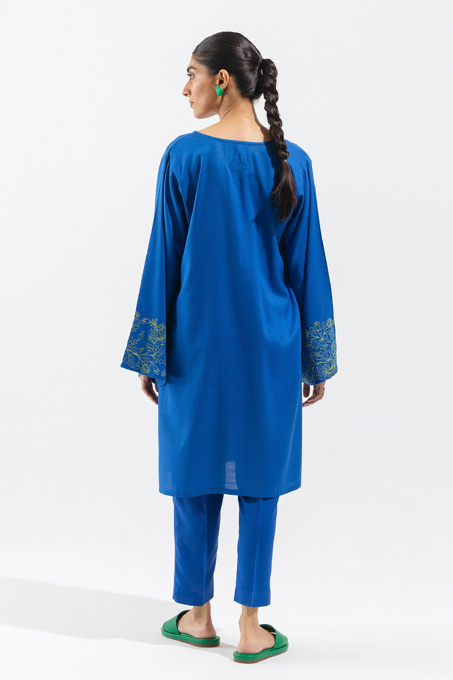 Beechtree - EMBROIDERED VISCOSE SHIRT (PRET)