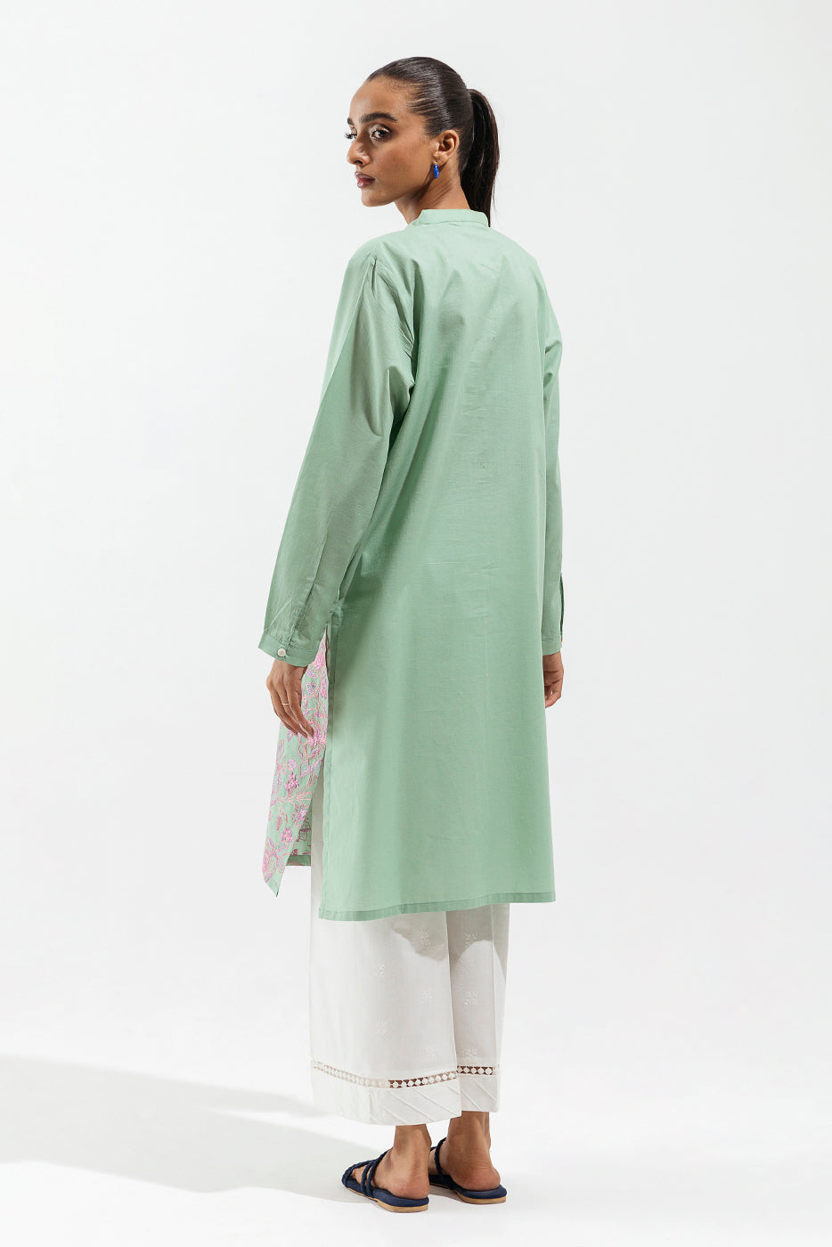 Beechtree - EMBROIDERED VISCOSE SHIRT (PRET)