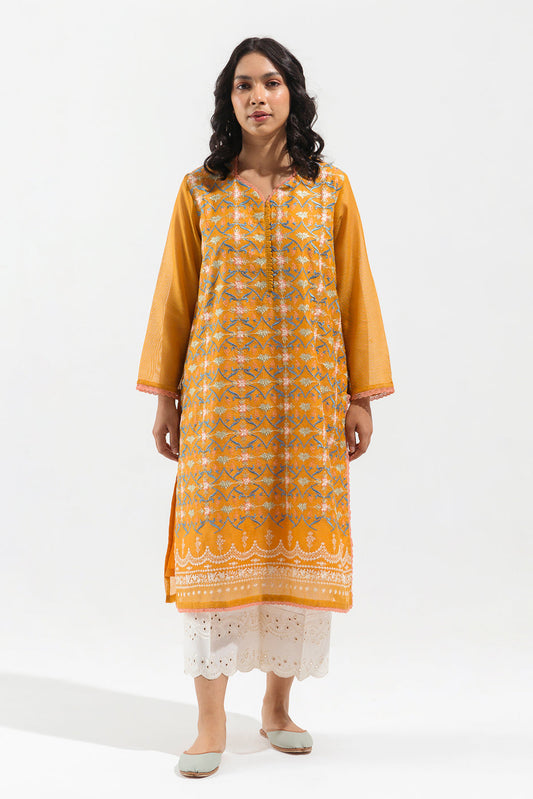 Beechtree - EMBROIDERED COTTON NET SHIRT (LUXURY PRET)