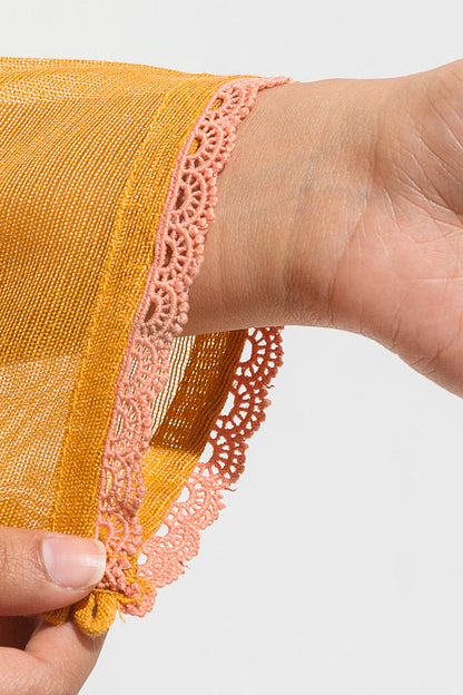 Beechtree - EMBROIDERED COTTON NET SHIRT (LUXURY PRET)