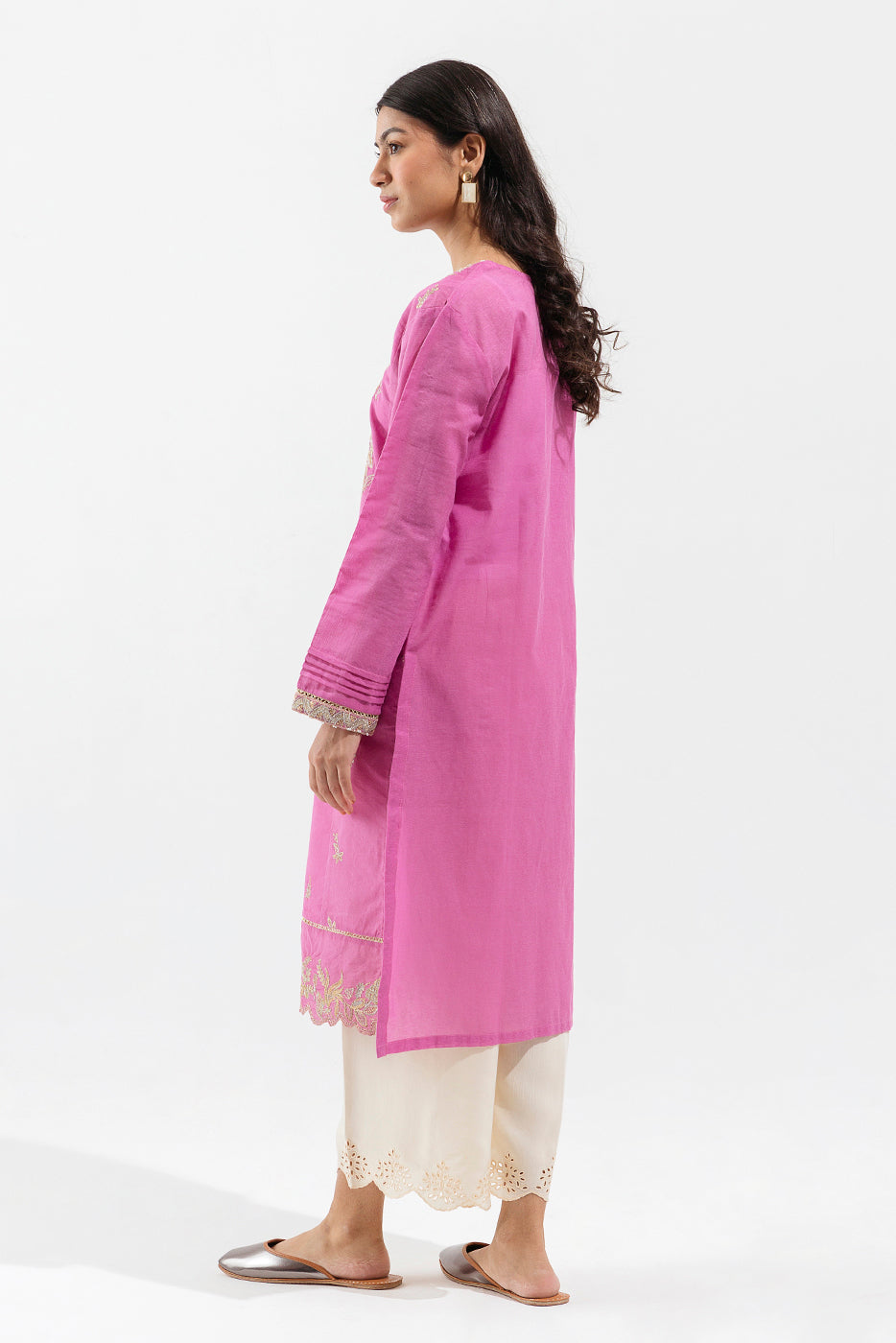 Beechtree - EMBROIDERED KARANDI SHIRT (LUXURY PRET)