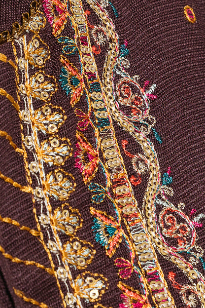 Beechtree - Embroidered Shirt With Dupatta