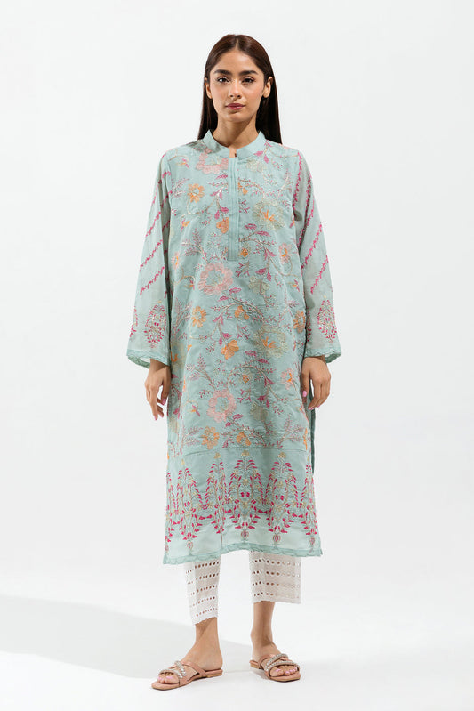Beechtree - EMBROIDERED PAPER COTTON SHIRT (LUXURY PRET)