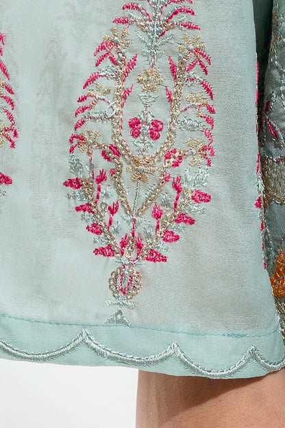 Beechtree - EMBROIDERED PAPER COTTON SHIRT (LUXURY PRET)