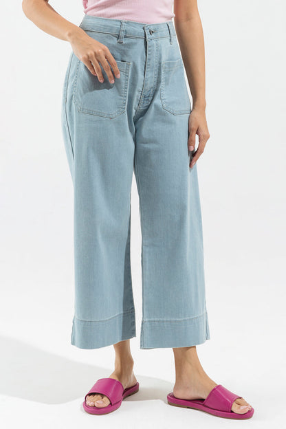 Beechtree - Light Wash Denim Culottes