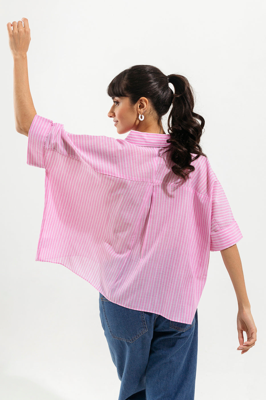 Beechtree - Light Pink Textured Top