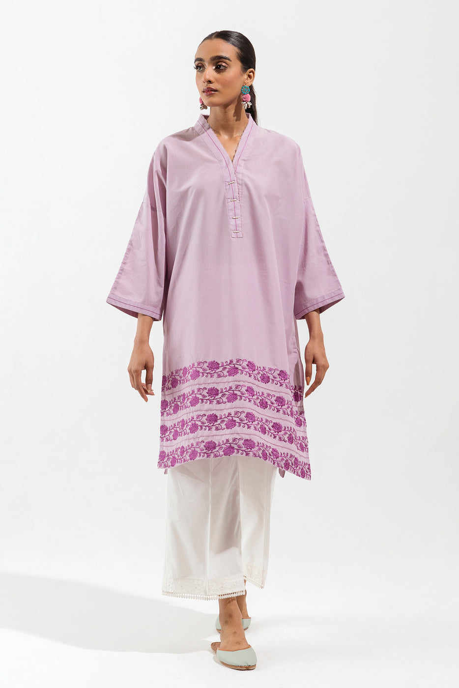 Beechtree - EMBROIDERED LAWN SHIRT (PRET)