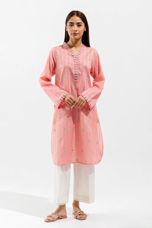 Beechtree - EMBROIDERED YARN DYED SHIRT (PRET)