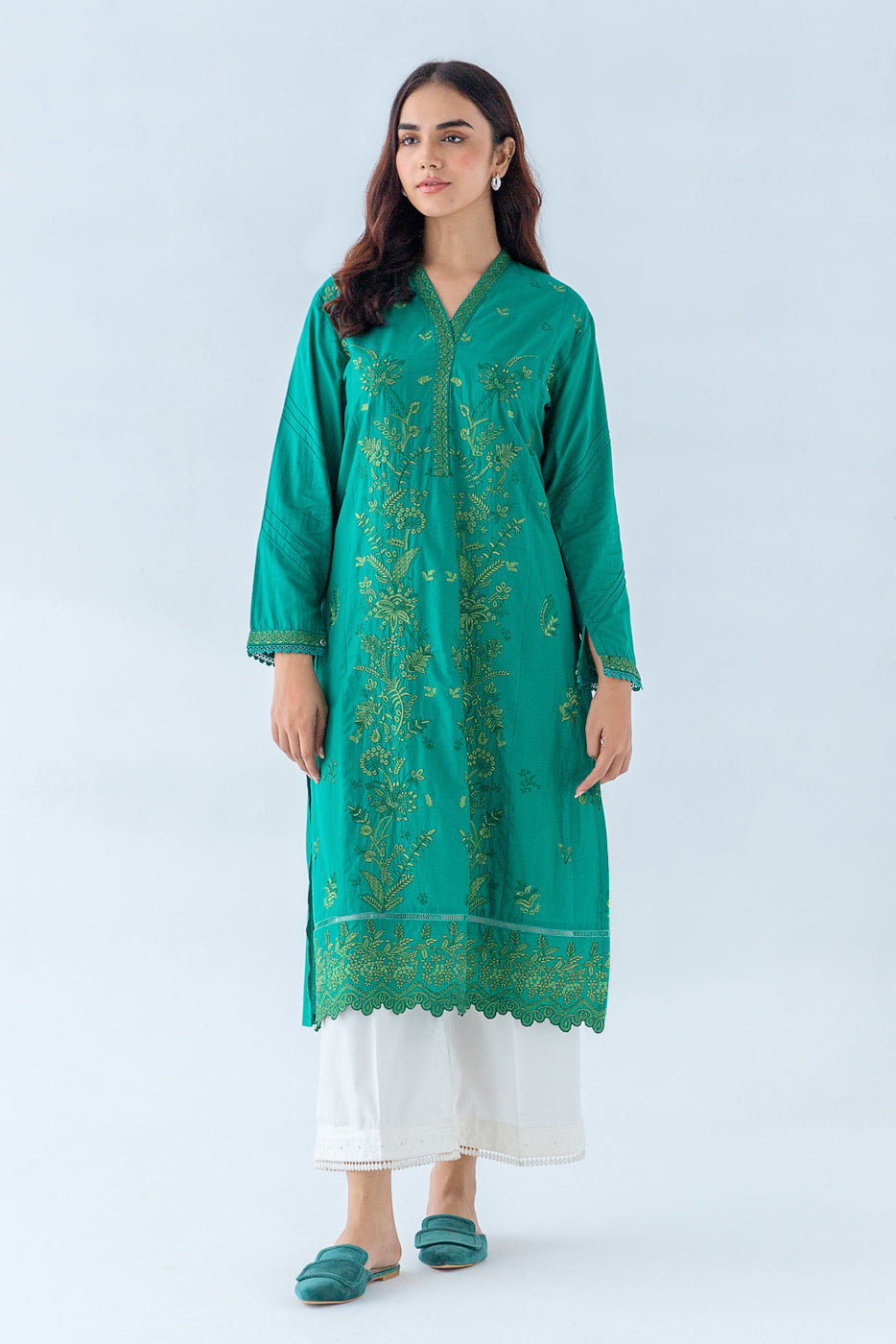 Beechtree - EMBROIDERED LAWN SHIRT (PRET)