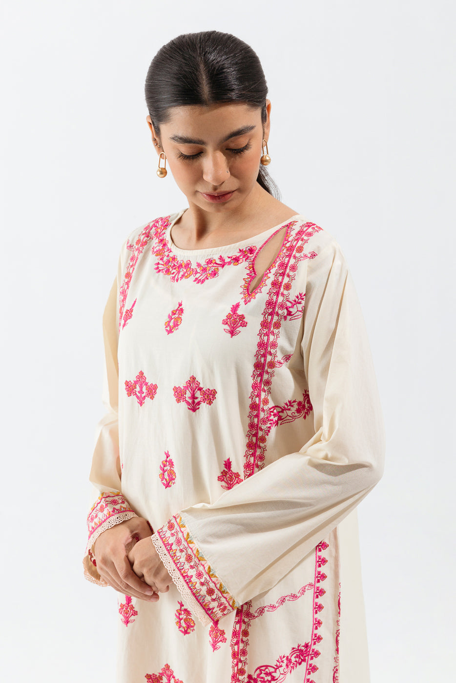 Beechtree - EMBROIDERED LAWN SHIRT (PRET)