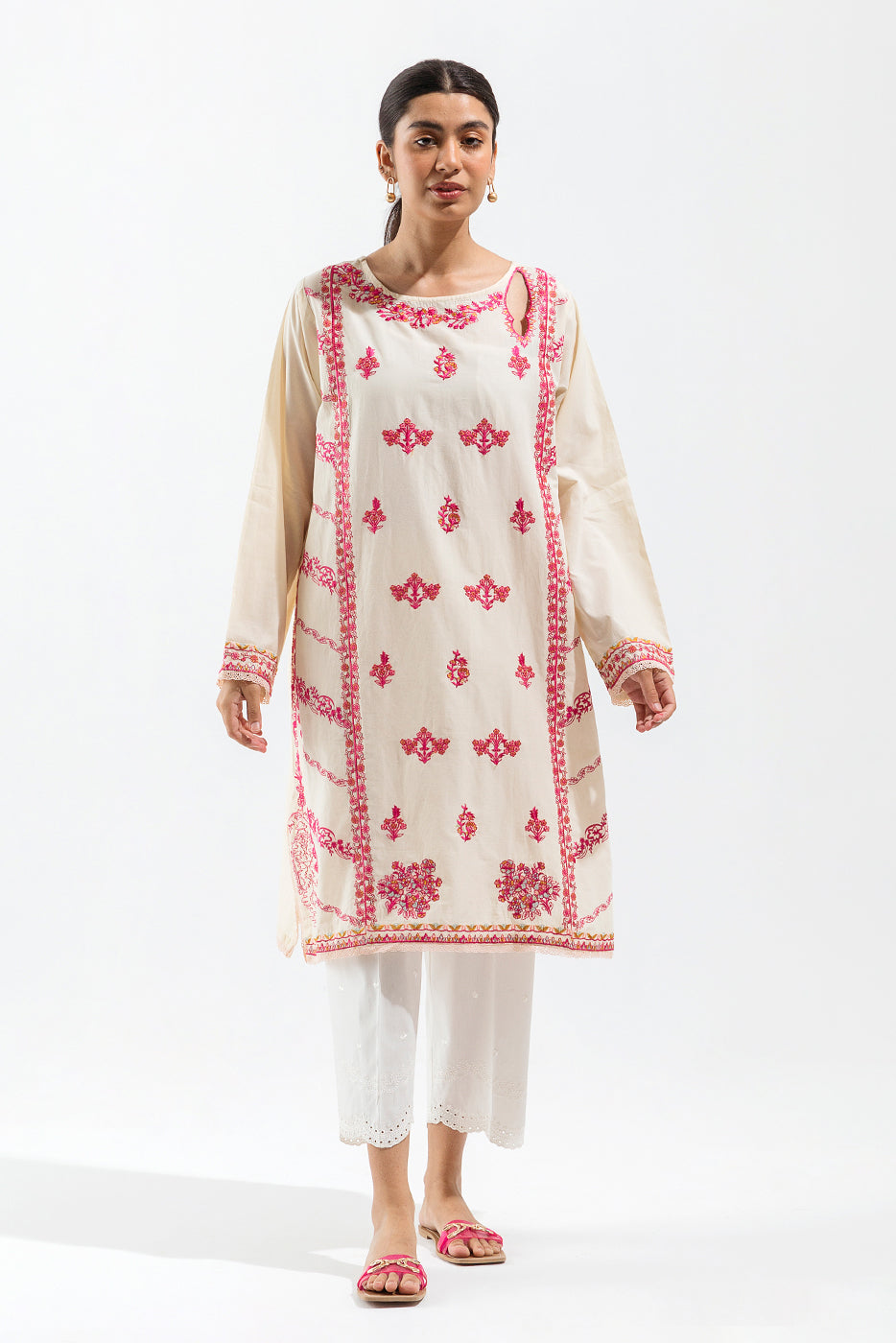 Beechtree - EMBROIDERED LAWN SHIRT (PRET)