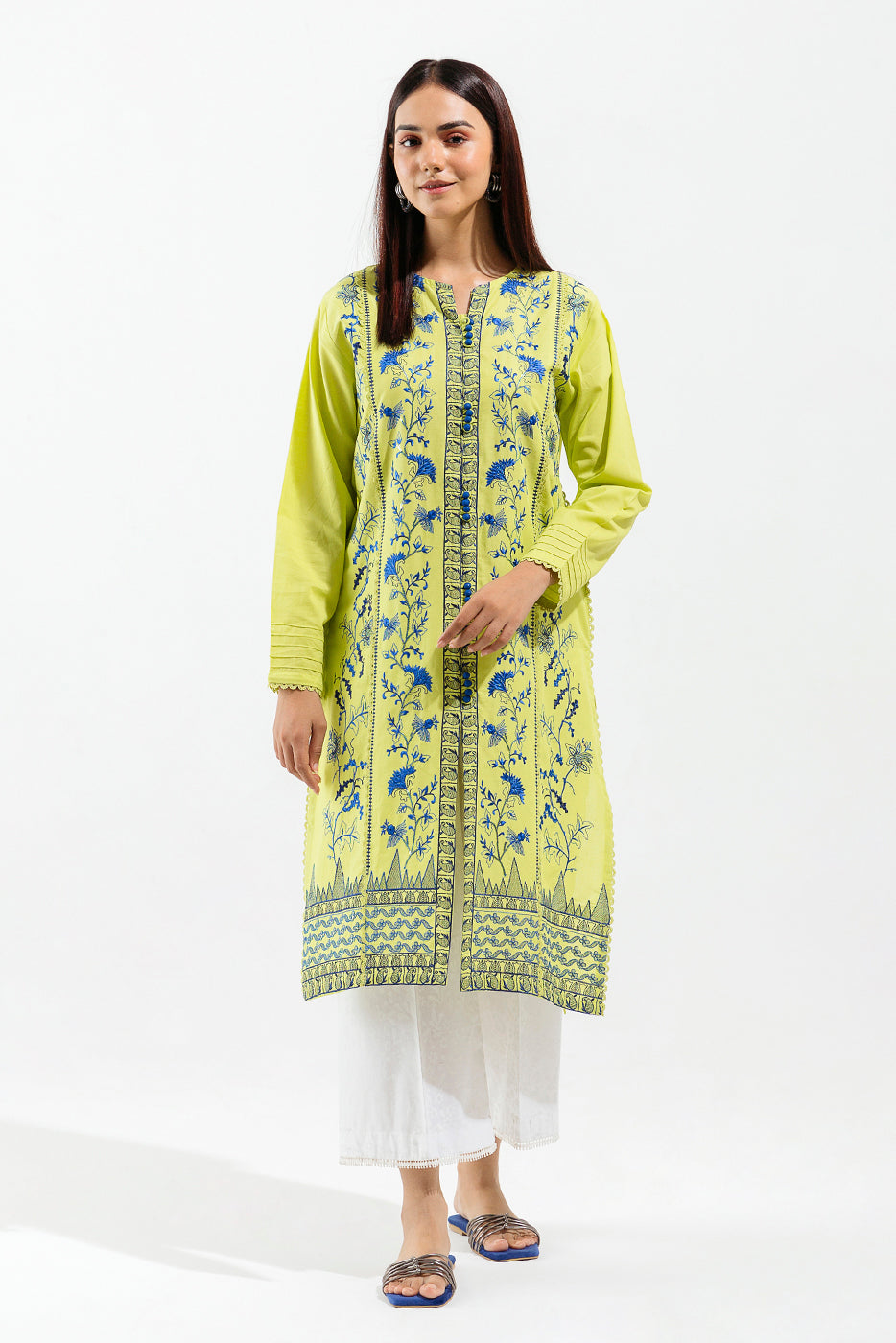 Beechtree - EMBROIDERED LAWN SHIRT (PRET)