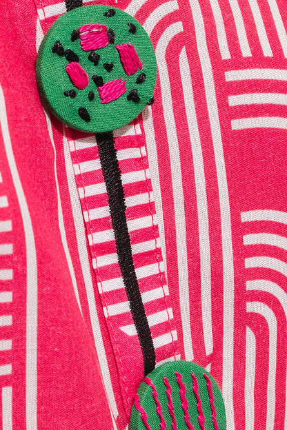 Beechtree - EMBROIDERED PRINTED LAWN SHIRT (PRET)