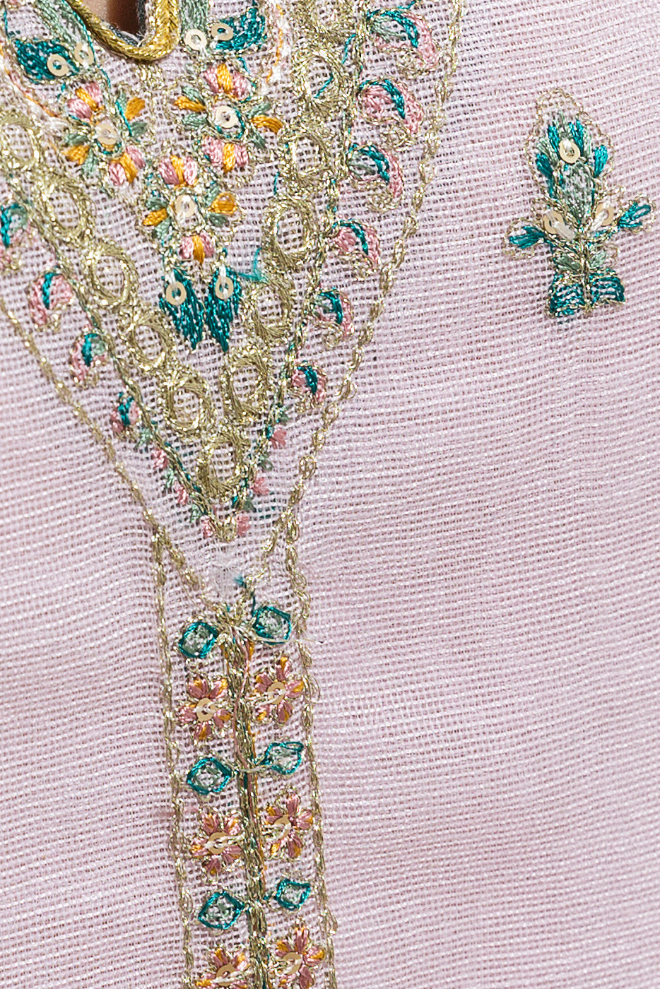 Beechtree - Embroidered Shirt With Dupatta