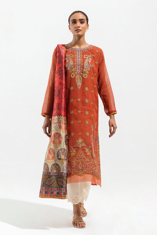 Beechtree - 2 PIECE EMBROIDERED MULTI NEPS SUIT (LUXURY PRET)