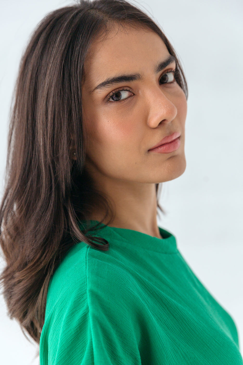 Beechtree - Green Crew Neck Top