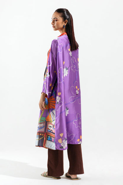 Beechtree - Printed Silk Kimono