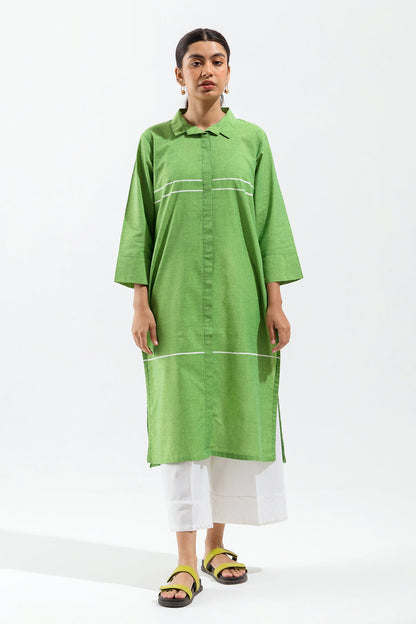 Beechtree - EMBROIDERED CHAMBRAY SHIRT (PRET)