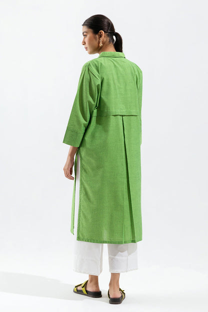 Beechtree - EMBROIDERED CHAMBRAY SHIRT (PRET)