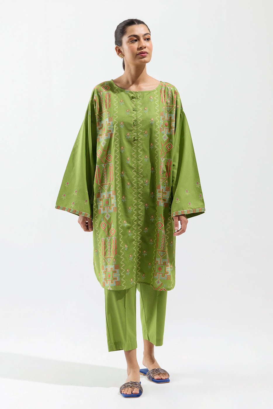 Beechtree - EMBROIDERED LAWN SHIRT (PRET)