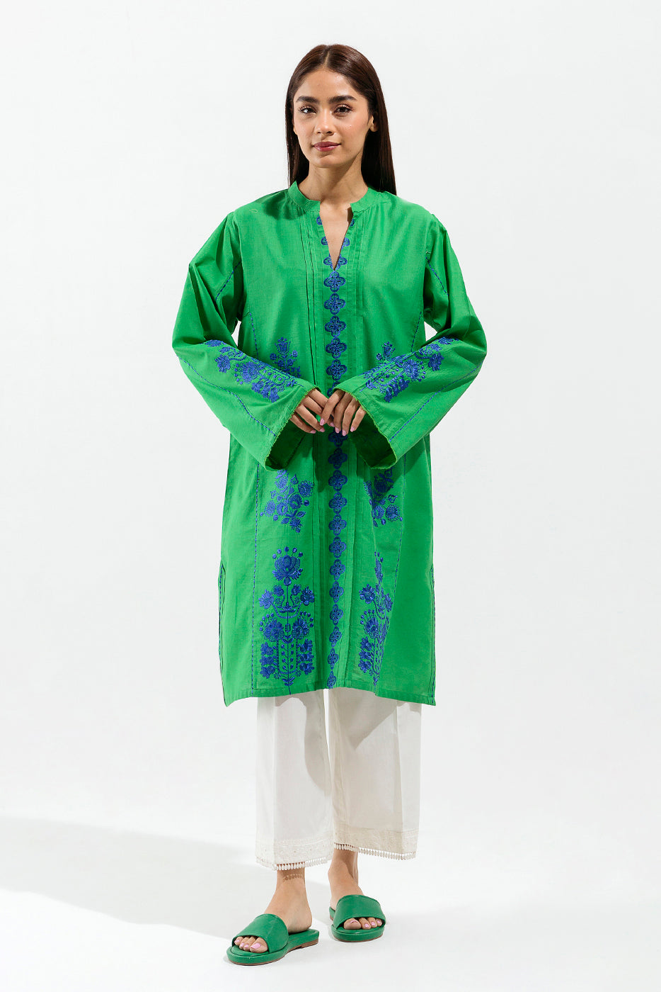 Beechtree - EMBROIDERED LAWN SHIRT (PRET)