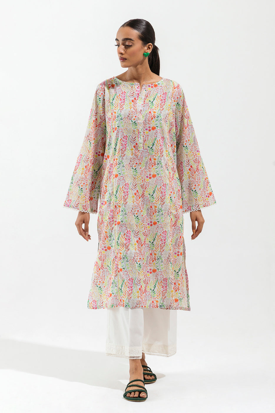 Beechtree - PRINTED PRINTED LAWN SHIRT (PRET)