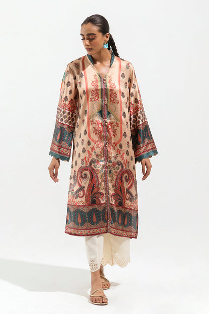 Beechtree - BASIC PRINTED SILK SHIRT (LUXURY PRET)