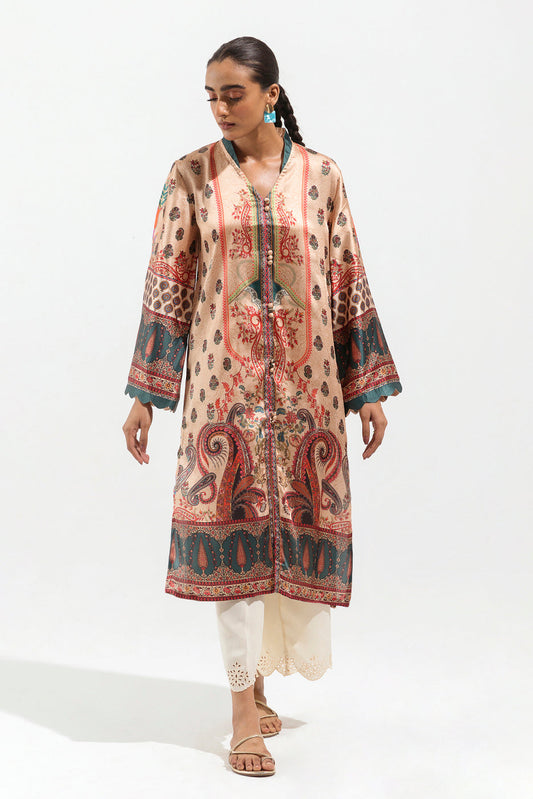 Beechtree - BASIC PRINTED SILK SHIRT (LUXURY PRET)