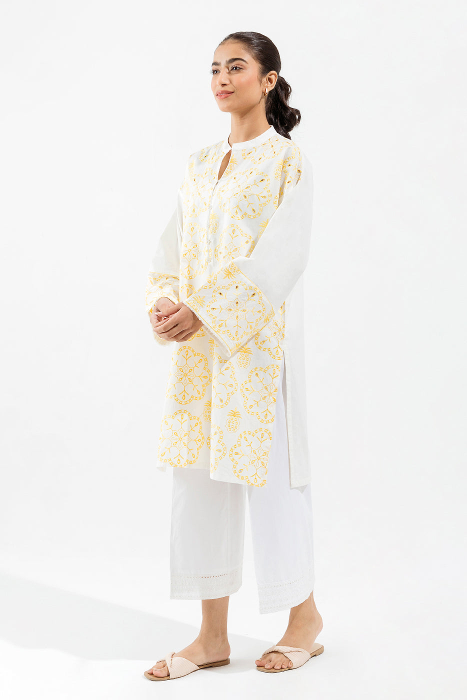 Beechtree - EMBROIDERED LAWN SHIRT (PRET)