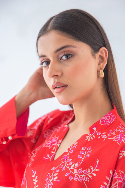 Beechtree - EMBROIDERED LAWN SHIRT (PRET)