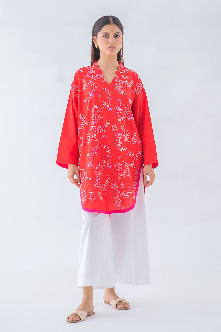 Beechtree - EMBROIDERED LAWN SHIRT (PRET)