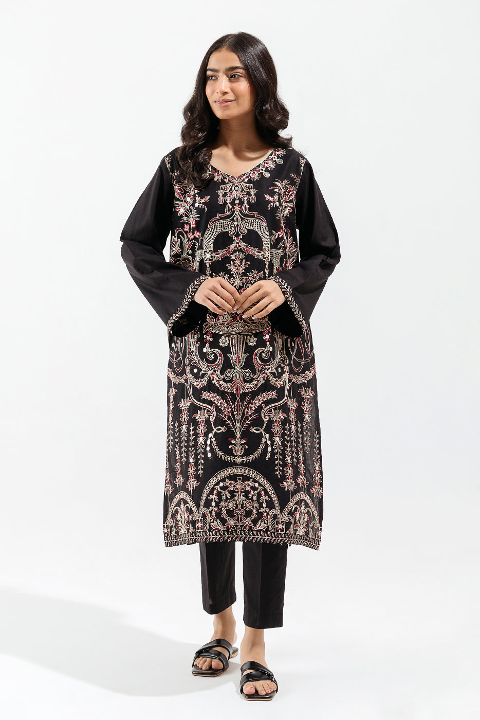 Beechtree - EMBROIDERED LAWN SHIRT (PRET)