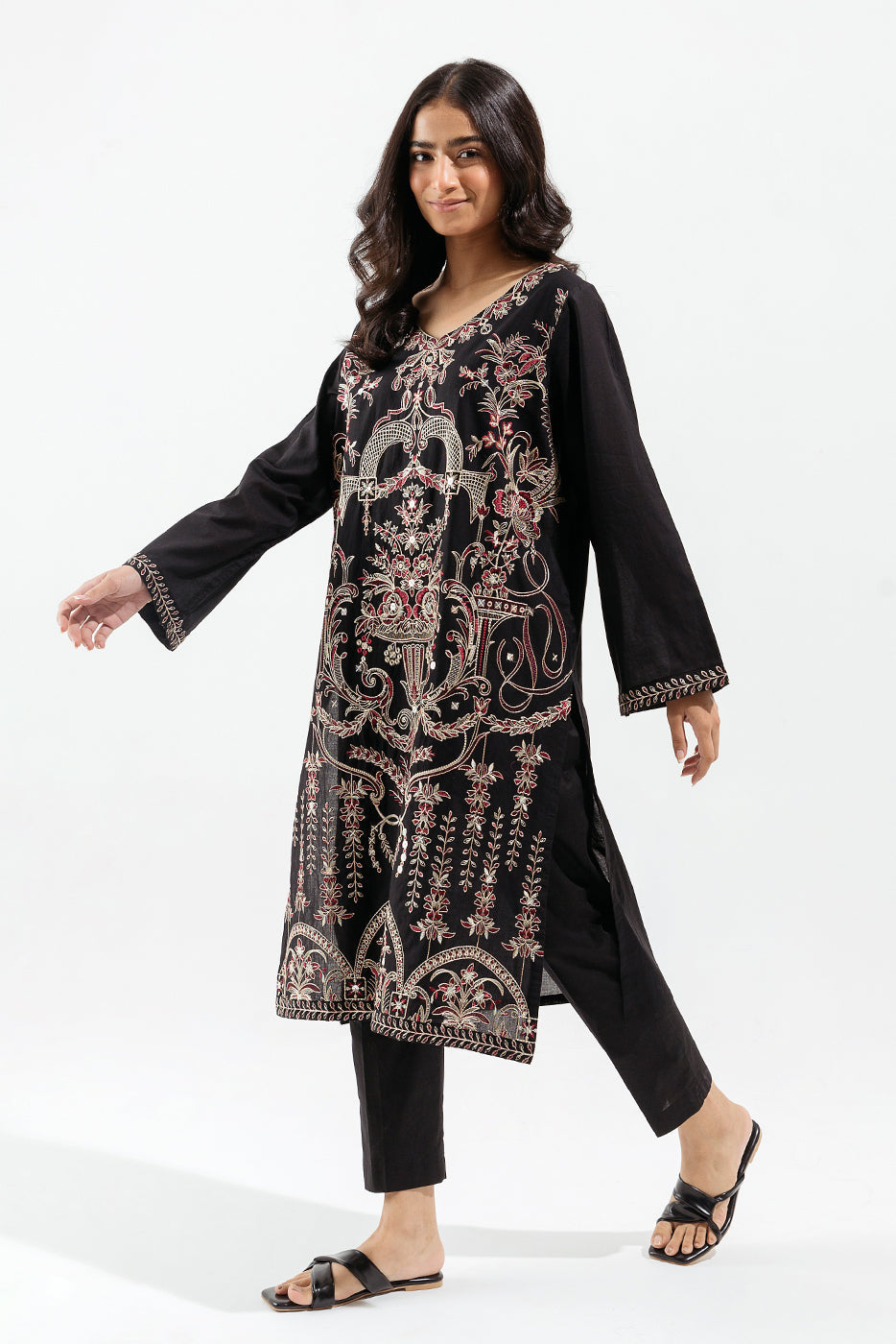 Beechtree - EMBROIDERED LAWN SHIRT (PRET)