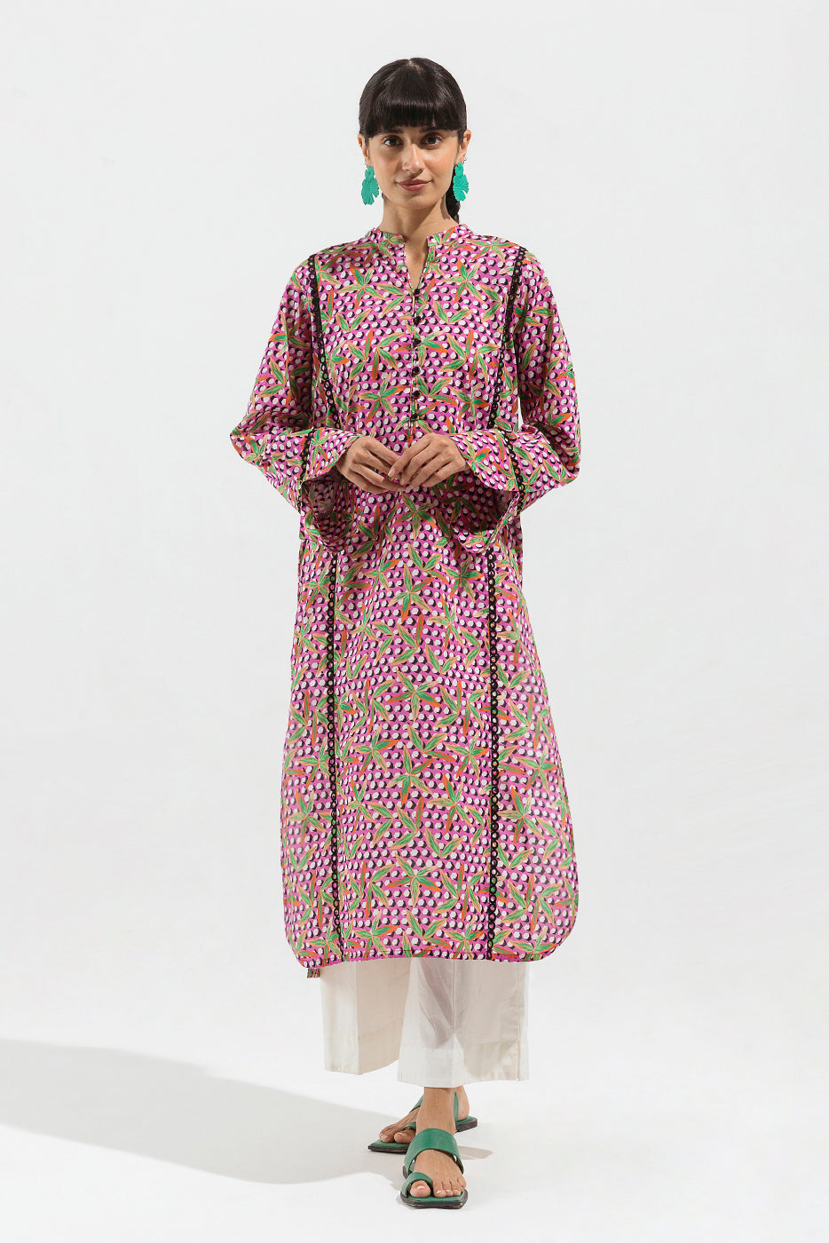Beechtree - PRINTED PRINTED LAWN SHIRT (PRET)