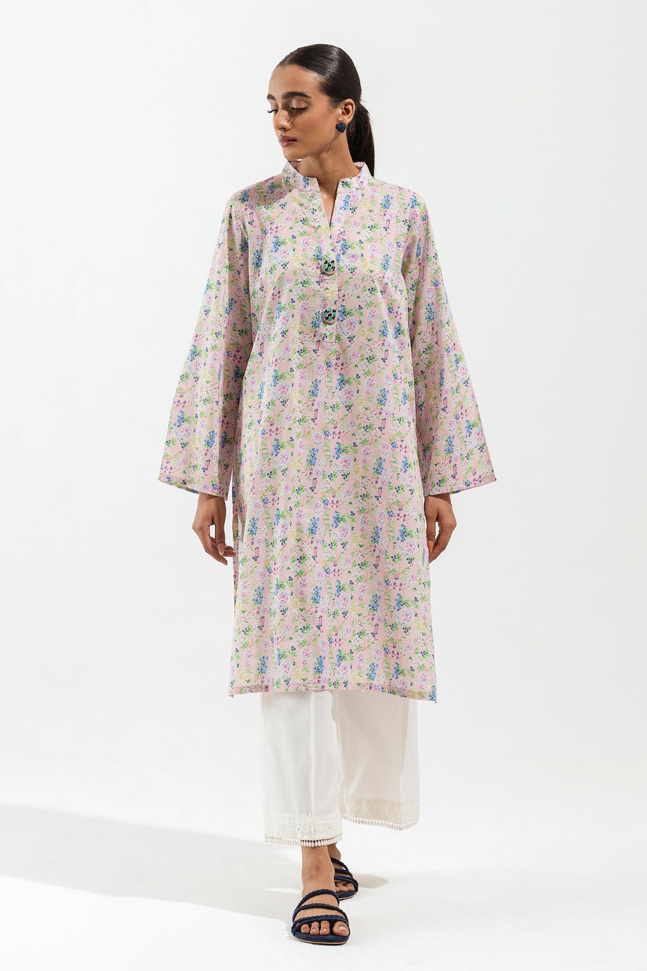 Beechtree - PRINTED PRINTED LAWN SHIRT (PRET)
