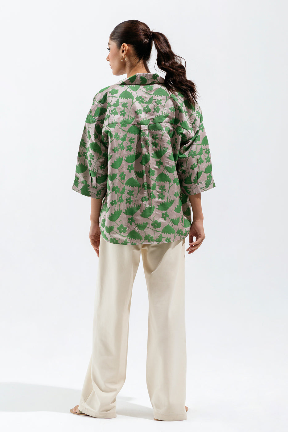 Beechtree - Printed Jacquard Safari Shirt