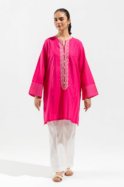 Beechtree - EMBROIDERED JACQUARD SHIRT (PRET)