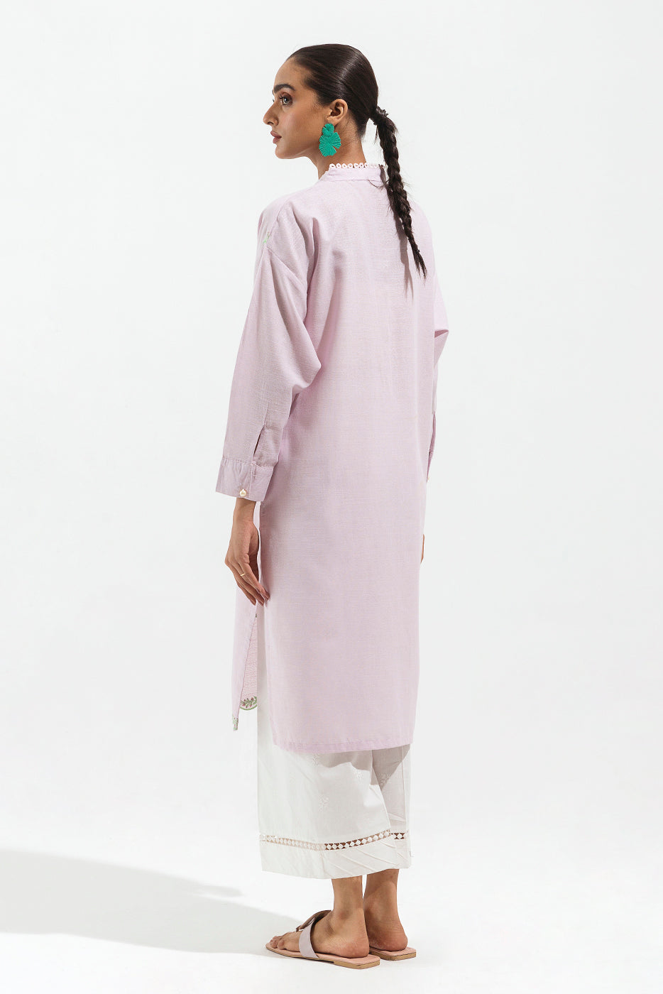 Beechtree - EMBROIDERED TEXTURED SHIRT (PRET)