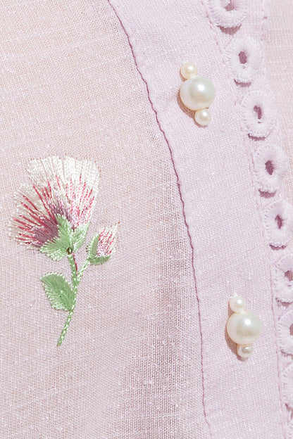 Beechtree - EMBROIDERED TEXTURED SHIRT (PRET)