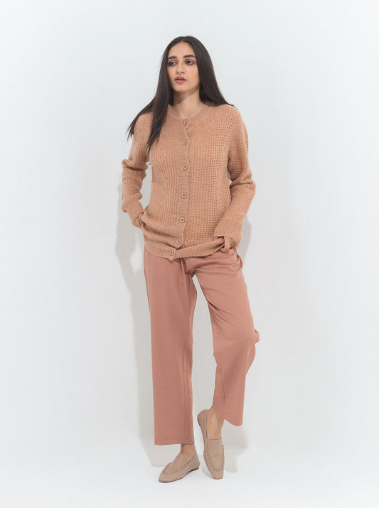 Beechtree - Dark Mink Straight Tailored Pants