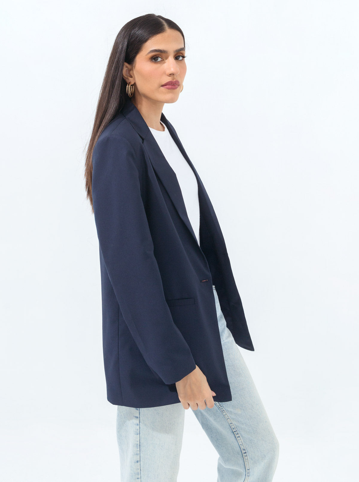 Beechtree - Oversized Dark Navy Blazer